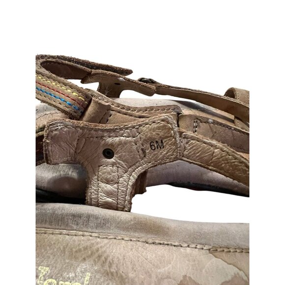 Jambu Terra Fusion Dune Sandals Womens 6M Design Tan Mary Jane Comfort‎ Stripy - Picture 6 of 8